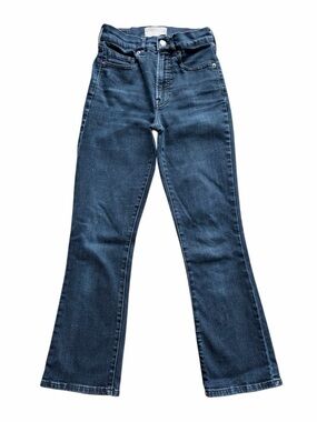 Everlane Slim Bootcut Jeans Size 24 Blue Stretch Denim Mid Rise Classic